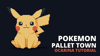 Pokemon  Pallet Town  feat jaydelado  Ocarina tutorial  tabs [upl. by Nyrac]