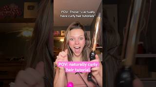 They are always sooo easy too pov povcomedy hair haircurling naturallycurlyhair skit satire [upl. by Ysabel19]