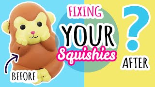 Squishy Makeovers Fixing Your Squishies 19 [upl. by Alaunnoif]