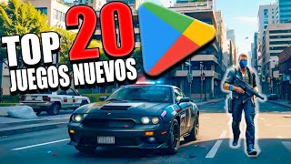 TOP 20 MEJORES JUEGOS NUEVOS PARA ANDROID [upl. by Yenattirb]