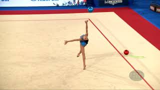 RAFFAELI Sofia ITA  2019 Rhythmic Junior Worlds Moscow RUS  Qualifications Ball [upl. by Eanram]