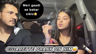 Cigarette SMOKING Prank on him🚬  kanishkasss  dailyvlog [upl. by Adel]