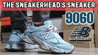 Best Dad Shoes for Sneakerheads New Balance 9060 Chrome Blue Review amp On Feet [upl. by Naesyar]