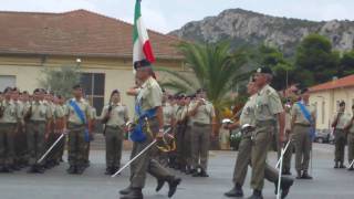 ONORI ALLA BANDIERA DI GUERRA DEL 151° REGGIMENTO FANTERIA SASSARI [upl. by Dugan1]