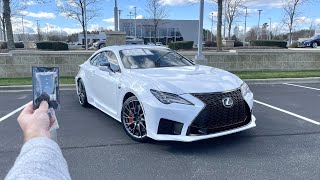 NEW Lexus RCF Start Up Exhaust Test Drive Walkaround POV and Review [upl. by Yehc]