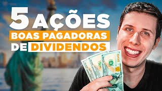 Top 5 ações que pagam muitos dividendos 2023  Bolsa americana [upl. by Tehcac]