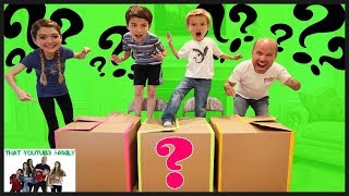 Dont Jump In The Wrong Mystery Box  That YouTub3 Family [upl. by Akehsyt961]