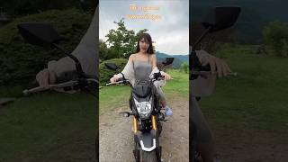 Stunning Woman Rides Her Dream Motorcycle – Pure Elegance amp Power [upl. by Rochell]