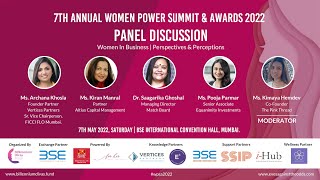 Panel Discussion II Women In Business  Perspectives amp Perceptions at the 7th Annual WPSA 2022 [upl. by Alaehs90]