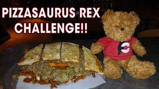 PIZZASAURUS REX CHEESESTEAK SANDWICH CHALLENGE [upl. by Rennug]