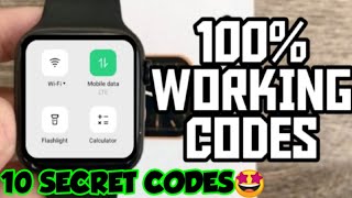 THESE 10 SECRET CODES CAN CHANGE YOUR WHOLE WATCH WORKS IN EVERY IWO SMARTWATCHMC72 FK78 K8 W26 [upl. by Havot]