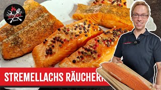 Stremellachs räuchern – Ganz einfach selbst gemacht 🐟 [upl. by Sukcirdor4]