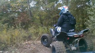 Wanaque NJ trails 10062019 yamaha Raptor 700 [upl. by Akcirehs]