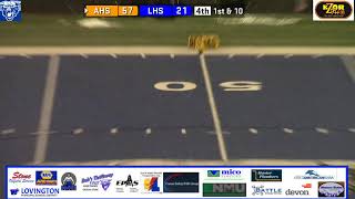 Lovington Football vs Artesia [upl. by Enitsrik]