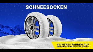 Schneesocken für Ihr Fahrzeug [upl. by Ereynihc]