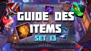 TOUT SAVOIR SUR LES ITEMS À TFT  sur qui  pourquoi  quand   SET 13 [upl. by Harlow]