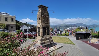 NEW ZEALAND PORT LYTTELTON port of call for cruise ship [upl. by Ellehsim]