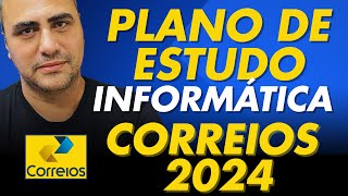 Plano de estudo de Informática para o concurso dos correios 2024 [upl. by Ocihc]