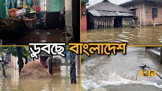 চারদিকে বন্যার্ত অসহায় মানুষের হাহাকার  Flood in Bangladesh  Flood News  Ekhon TV [upl. by Coleville]