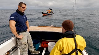 Sea Fishing UK  Boarded by Fisheries whilst fishing for Bass  Delicious Seafood  The Fish Locker [upl. by Atnomed]