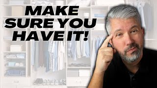 Basic Wardrobe MUST HAVES  Mens Fashion Over 40 [upl. by Leakcim]