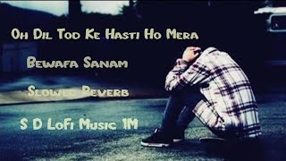 O Dil Tod ke hasti ho mera Bewafa Sanam slowed and reverb SdLoFimusic [upl. by Webber709]