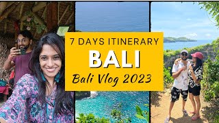 Bali 7 days Itinerary  Bali travel guide for an unforgettable Bali Trip  Bali Vlog 2023 [upl. by Zurc555]