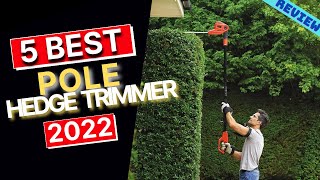 Best Pole Hedge Trimmer of 2022  The 5 Best Pole Hedge Trimmers Review [upl. by Ynoyrb]