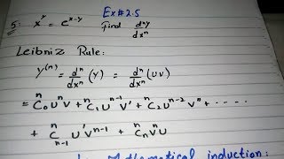 Nth Derivative Exercise 25Part 5Calculus with Analytic Geometry by SM YUSUF [upl. by Evalyn]