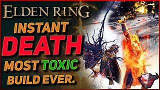 Elden Ring  Most Toxic Instant Death Build  Eclipse Shotel Broken  Fires Deadly Sin [upl. by Sikram404]