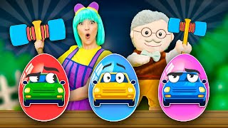 Surprise Eggs with Puppets  TigiBoo  Nursery Rhymes amp Kids Songs [upl. by Pembroke744]