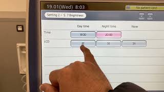 How to Program Auto Adjustment of LCD Brightness on Nikkiso EXA Machine [upl. by Vitoria]