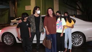 Farah Khan With Family Spotted At Akina Restaurant In Bandra  Bollywood Mastiz [upl. by Edik]