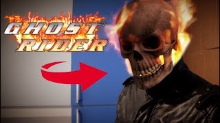 GHOST RIDER TRANSFORMATION VFX BREAKDOWN [upl. by Aleuqahs470]