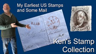 My Earliest US Stamps [upl. by Rednael]