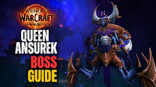 Queen Ansurek Boss Guide  Nerubar Palace Raid World of Warcraft The War Within [upl. by Neimad93]