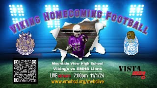 MVHS Football vs EMHS [upl. by Ecarret]