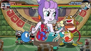 Cuphead Party 4v4 Patch MUGEN 11 Battle [upl. by Frederica]