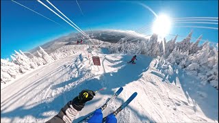 INSANE lines at MONT TREMBLANT in 4K [upl. by Nnyltak]