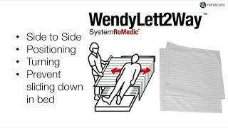 Handicare Transfer Aids WendyLett Repositioning Sheets [upl. by Maryjane]