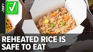 Yes it is safe to reheat and eat leftover rice [upl. by Irolav]