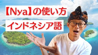 【 Nya 】の正しい使い方。インドネシア語会話で最も間違われてる【Nya】を紹介します。 [upl. by Emrich]