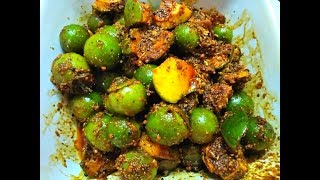 Lasode Ka Achaar Recipe  Rajasthani Gunda Pickle Recipe  गुंदे का अचार [upl. by Derzon]