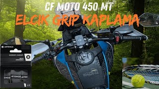 Cf moto 450 mt elciklere tenis grip kaplama  motorcycle grip coating mt450 grip 12 [upl. by Dryfoos607]