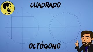 Octógono inscrito en un cuadrado [upl. by Adnaw]