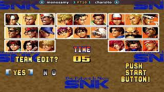 The King of Fighters 95 monosamy Vs charsito Play Date 11 July 24 [upl. by Ahsuoj]