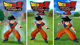 Comparing The Budokai Tenkaichi Trilogy [upl. by Mela]