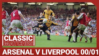 FA Cup Classic Arsenal 12 Liverpool  Late comeback as Houlliers Reds head for cup treble [upl. by Roshelle892]