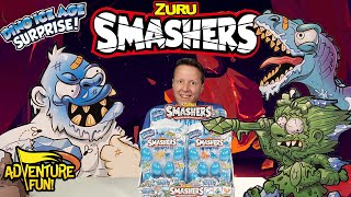 Zuru Smashers Dino Ice Age Surprise Dinosaur Eggs UltraRare Cave Man Adventure Fun Toy review [upl. by Atima226]