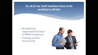 Meeting the HIPAA Training and BA Requirements [upl. by Enomahs]